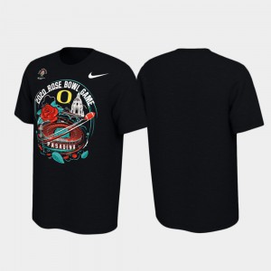 Illustration Oregon T-Shirt Men 2020 Rose Bowl Bound Black 654078-680
