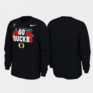 Black For Men Verbiage Long Sleeve Oregon T-Shirt 2020 Rose Bowl Bound 908042-448