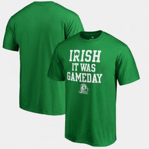 Oregon T-Shirt Men Irish It Was Gameday St. Patrick's Day Kelly Green 464501-854