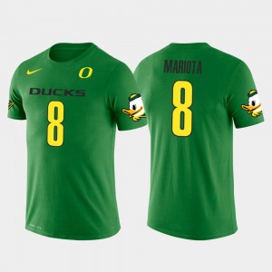 Green Marcus Mariota Oregon T-Shirt Tennessee Titans Football #8 Future Stars Men's 755026-902