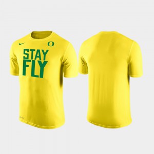 Oregon T-Shirt Yellow Stay Fly Local Shooting For Men's 231609-912