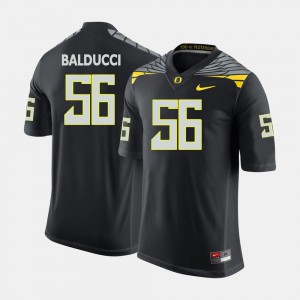 Alex Balducci Oregon Jersey #56 College Football For Men Black 457285-652