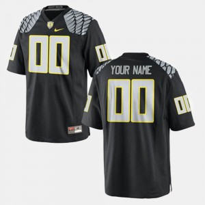 College Football For Men's Oregon Customized Jerseys Black #00 462603-691