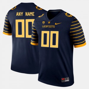 #00 Oregon Custom Jersey College Limited Football Navy For Men's 671179-993