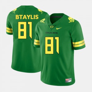 Mens College Football Evan Baylis Oregon Jersey #81 Green 972948-836