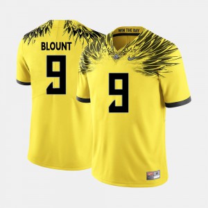 #9 LeGarrette Blount Oregon Jersey Yellow College Football For Men's 880162-307