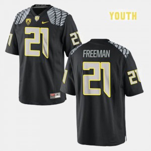 Royce Freeman Oregon Jersey Youth College Football #21 Black 824496-269