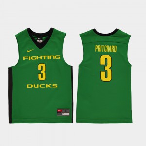 College Basketball Replica Payton Pritchard Oregon Jersey Green Youth(Kids) #3 251560-165